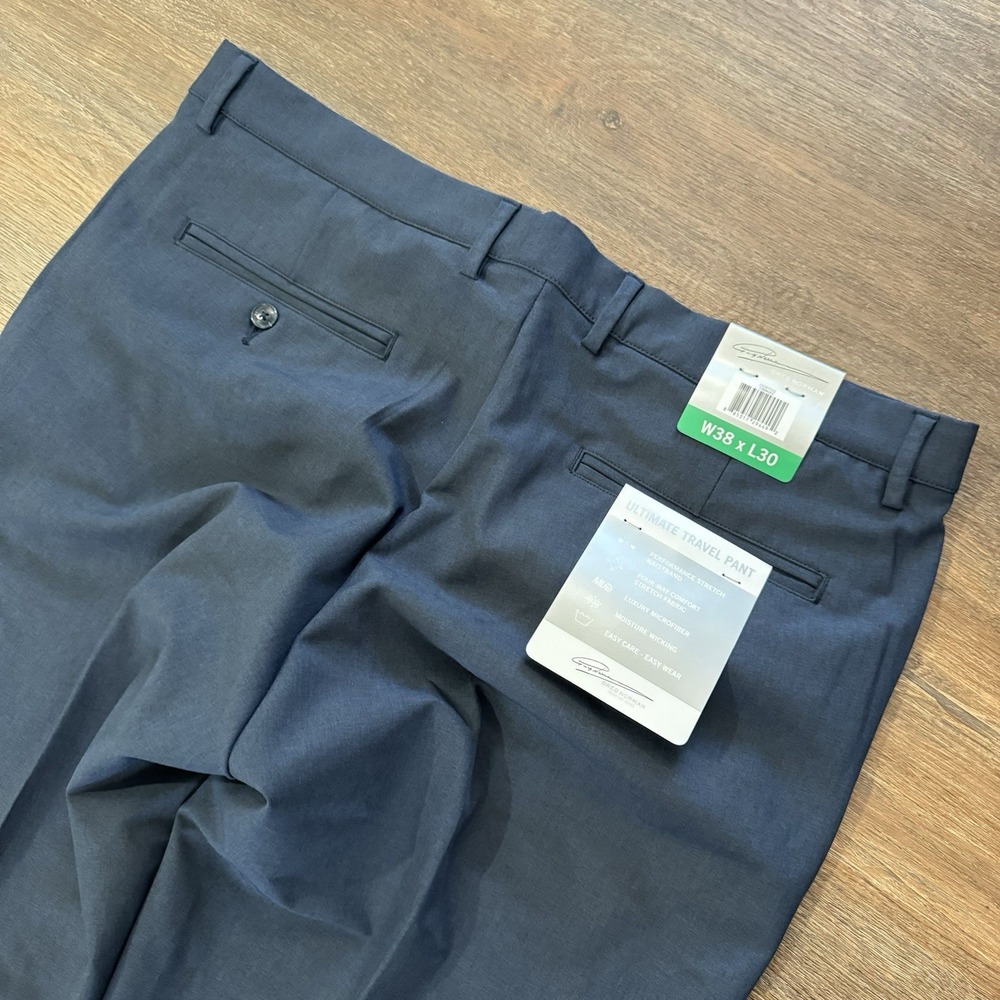 NWT Greg Norman Ultimate Travel Pant Men's Sz 38x30 Stretch Performance